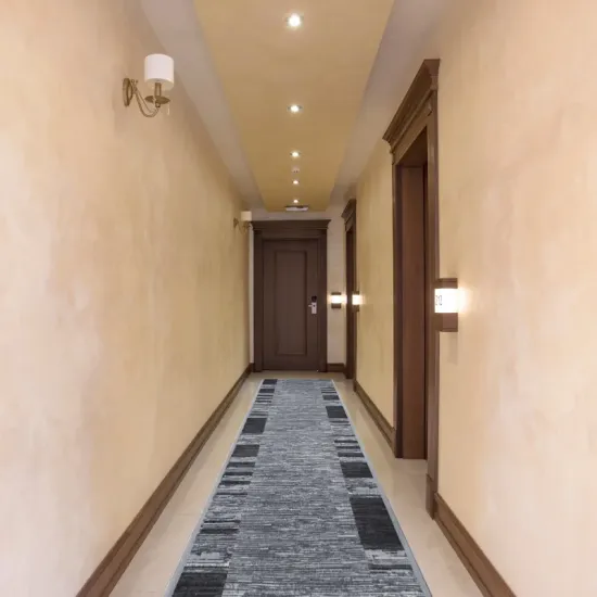 Chodnik antypoślizgowy Adagio 19 jasny szary na metry do przedpokoju