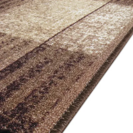 Chodnik antypoślizgowy Essenza 17 brązowy na wymiar