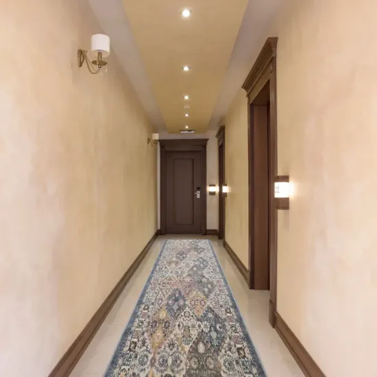 Chodnik podgumowany Modern Classic 19 szary na metry do przedpokoju