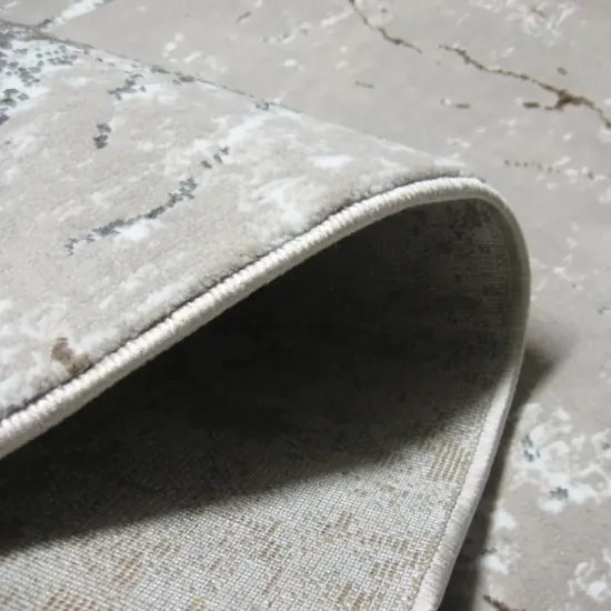 Chodnik dywanowy na metry Luna 4695B light beige/vizon beżowy z rolki