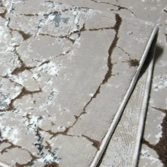 Chodnik dywanowy na wymiar Luna 4695B light beige/vizon beżowy do przedpokoju