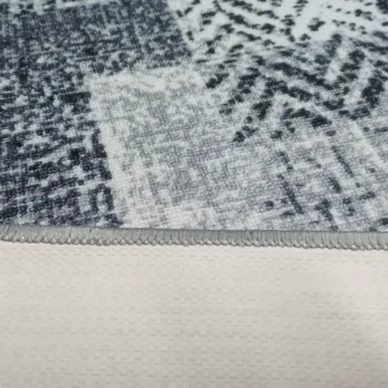 Chodnik na gumie Essenza 19 szary cięty z rolki