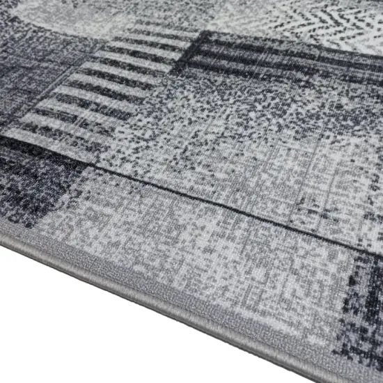 Chodnik podgumowany Essenza 19 szary na wymiar