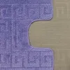 Dywaniki łazienkowe antypoślizgowe 2 częściowe do wc Ethnic dark lilac