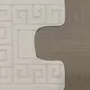 Dywaniki łazienkowe antypoślizgowe 2 częściowe do wc Ethnic pearl white