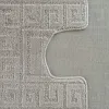 Dywaniki łazienkowe antypoślizgowe 2 częściowe do wc Ethnic sand grey