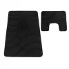 Dywaniki łazienkowe antypoślizgowe komplet Montana Symphony czarne