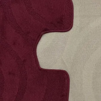 Komplet łazienkowy Montana z wycięciem Symphony aubergine