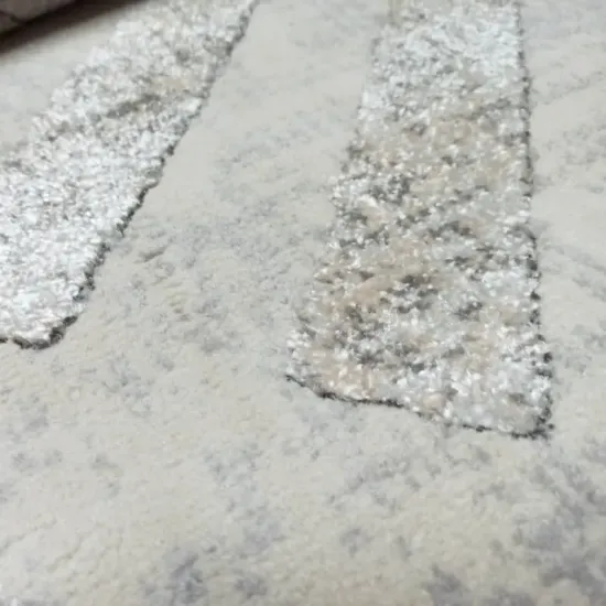 Dywan Milano P295A sp.cream/l.grey szary do pokoju