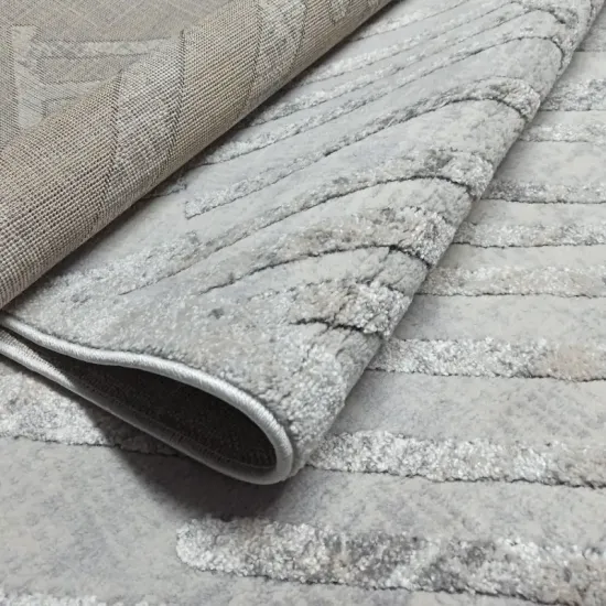 Dywan Milano P295A sp.cream/l.grey szary geometryczny