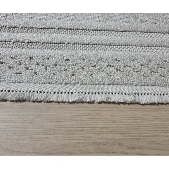 Dywan nowoczesny Milano 090 cream kremowy z frędzlami