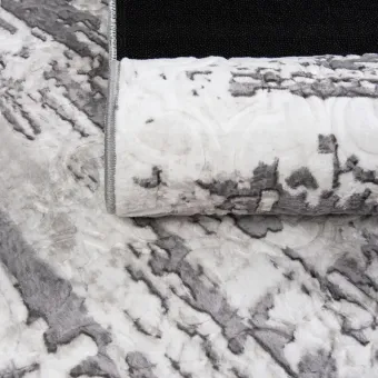 Dywan Vision przecierka szaro antracytowy do prania w pralce