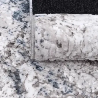 Dywan Vision przecierka szaro granatowy do prania w pralce