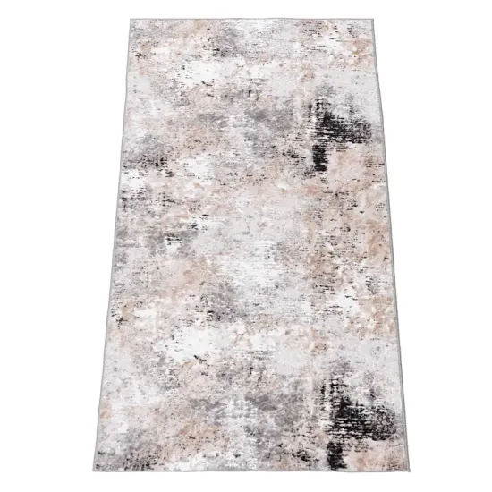 Chodnik dywanowy Vision przecierka szaro beżowy do kuchni