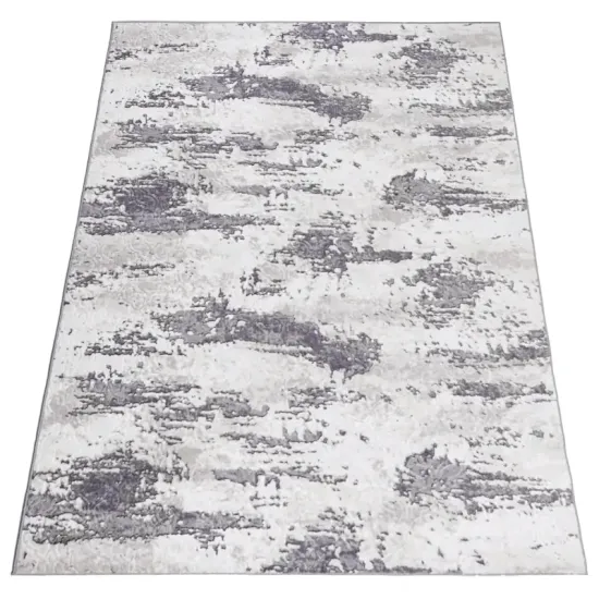 Dywan Vision przecierka szaro antracytowy do sypialni