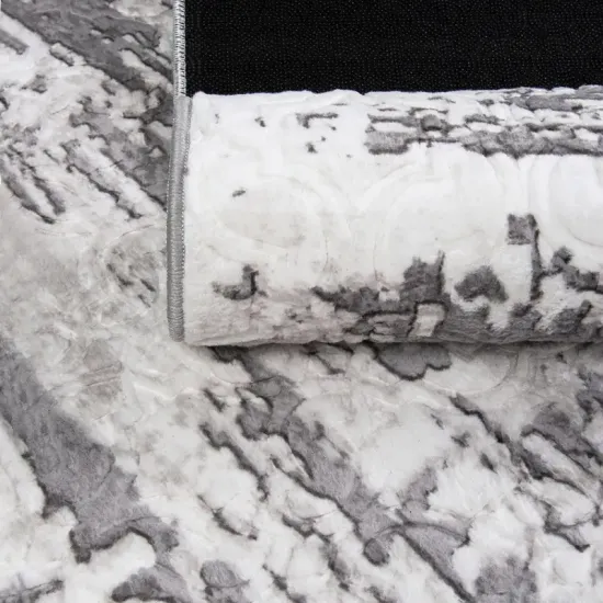 Dywan Vision przecierka szaro antracytowy do prania w pralce