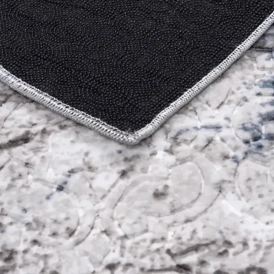 Dywan Vision przecierka szaro granatowy nowoczesny 3d tłoczony