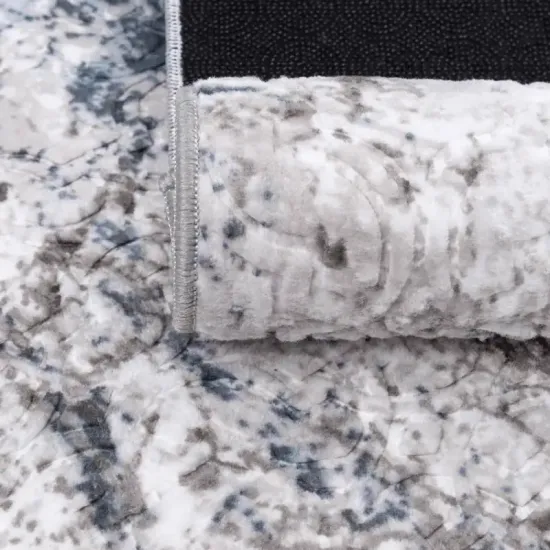 Dywan Vision przecierka szaro granatowy do prania w pralce