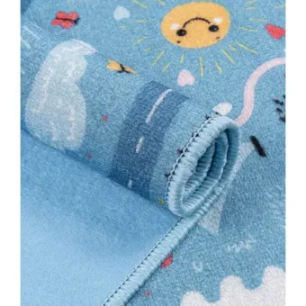 Dywan dziecięcy Stella ulice niebieski