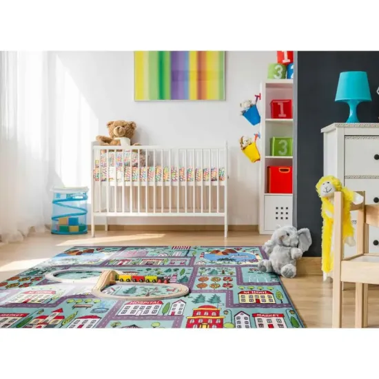 Dywan dziecięcy Stella ulice morski dla chłopca