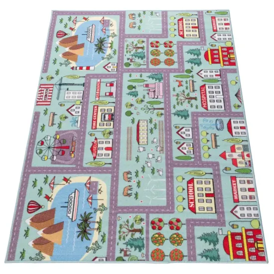 Dywan dziecięcy Stella ulice morski dla dzieci