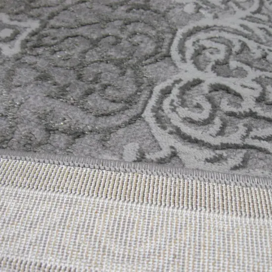 Dywan klasyczny Elite 3935 grey szary rozeta