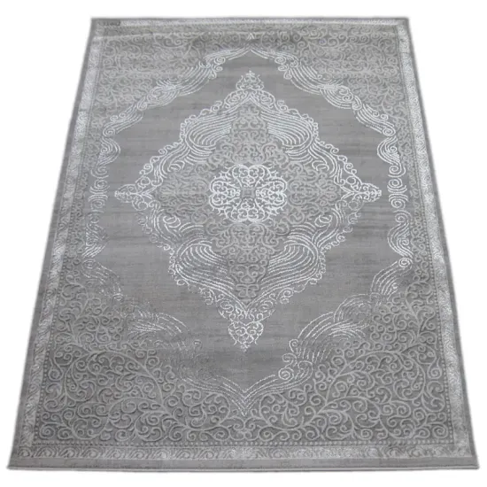 Dywan glamour Berfin Elite 3935 grey szary klasyczny