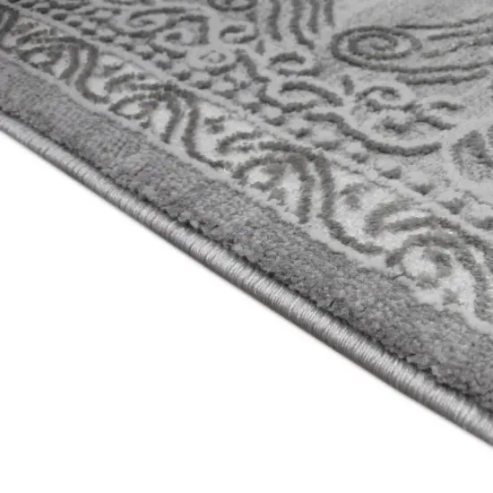 Dywan klasyczny Elite 3935 grey szary rozeta