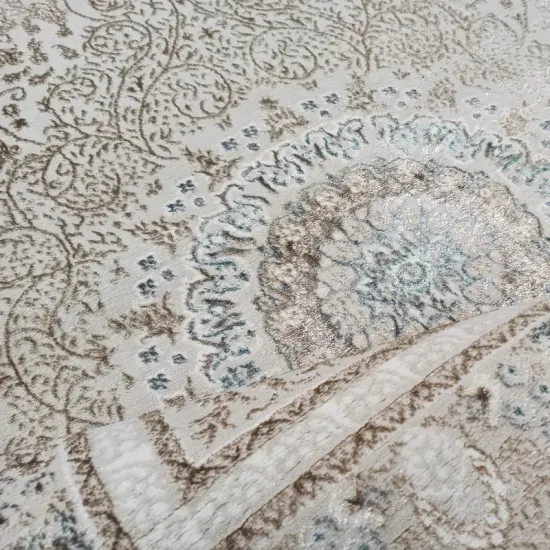 Dywan klasyczny Beyond A049A vison beżowy z błyszczącą nitką