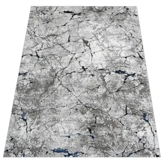 Dywan Luna 4695B 21 cream/blue szaro niebieski do salonu