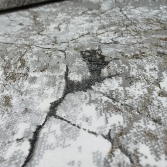 Dywan Luna 4695B cream/dark grey szary błyszczący