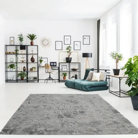 Dywan glamour Berfin Elite 4355 grey szary nowoczesny do salonu