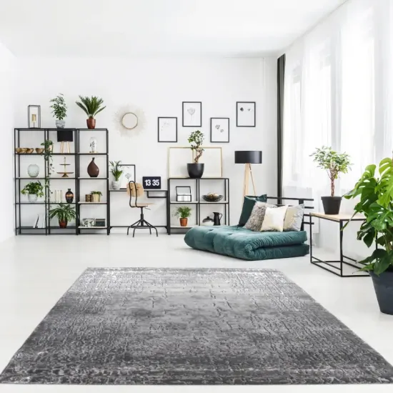 Dywan glamour Berfin Elite 4356 grey szary nowoczesny do salonu