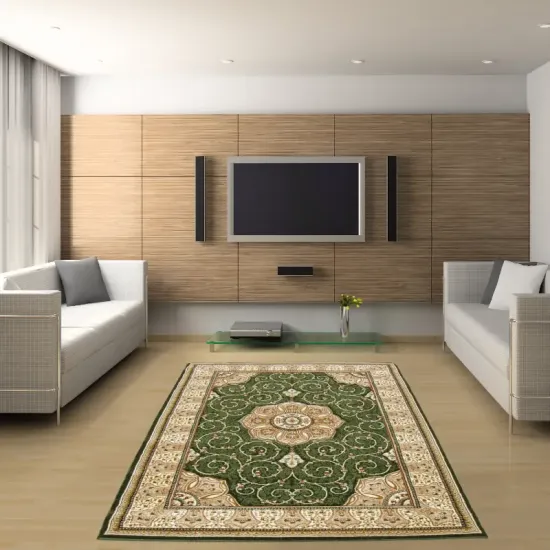 Dywan klasyczny Berfin Adora 5792 zielony do salonu