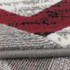 Dywan BCF Venezia 704386 51915 grey red szaro-czerwony tani