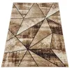 Dywan nowoczesny PP 011 beige beżowy trójkąty do salonu