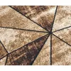 Dywan nowoczesny PP 011 beige beżowy trójkąty geometryczny