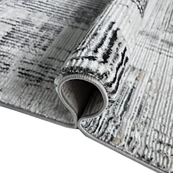 Dywan nowoczesny Oman 632 gray antrasit szary do pokoju