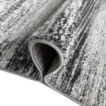 Dywan nowoczesny Oman 412 gray antrasit szary do pokoju