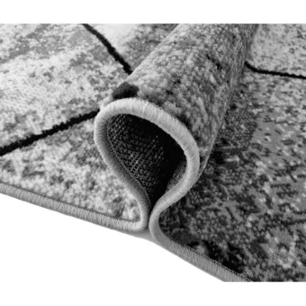 Dywan nowoczesny PP 011 gray szary trójkąty do kuchni