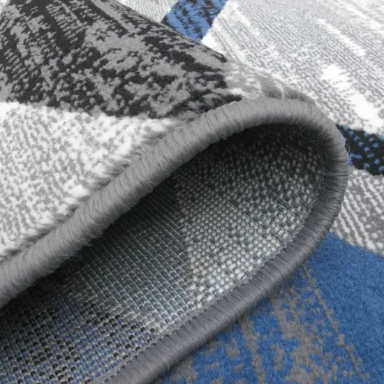 Dywan BCF Venezia 704386 94915 grey jeans szaro-granatowy do pokoju