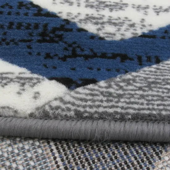 Dywan BCF Venezia 704386 94915 grey jeans szaro-granatowy pokojowy