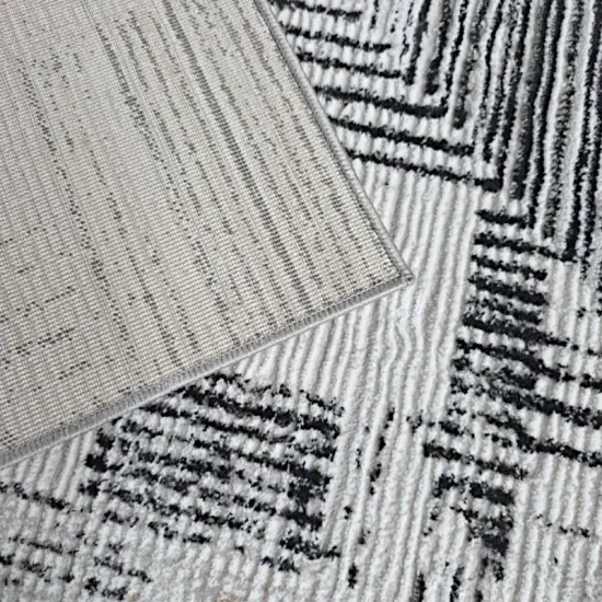 Dywan nowoczesny Oman 632 gray antrasit szary