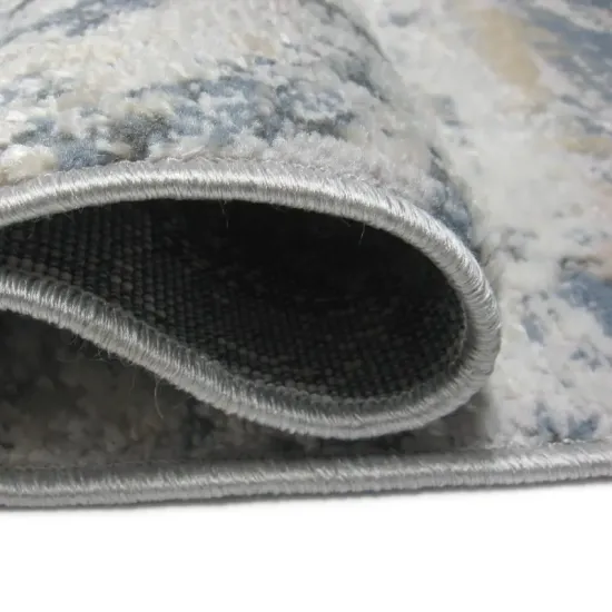 Dywan nowoczesny Laila 2229A l.blue/l.grey coken błyszczący