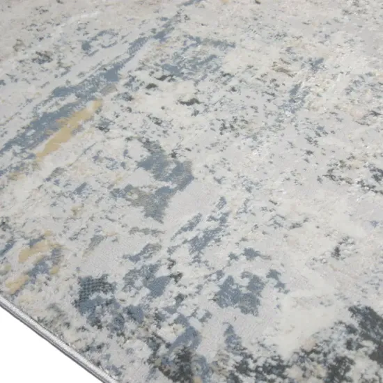 Dywan nowoczesny Laila 2229A l.blue/l.grey coken szaro-niebieski do pokoju