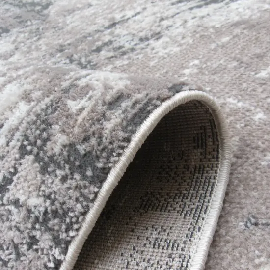 Dywan nowoczesny Laila 2498A d.beige coken/d.beige beżowy trójwymiarowy