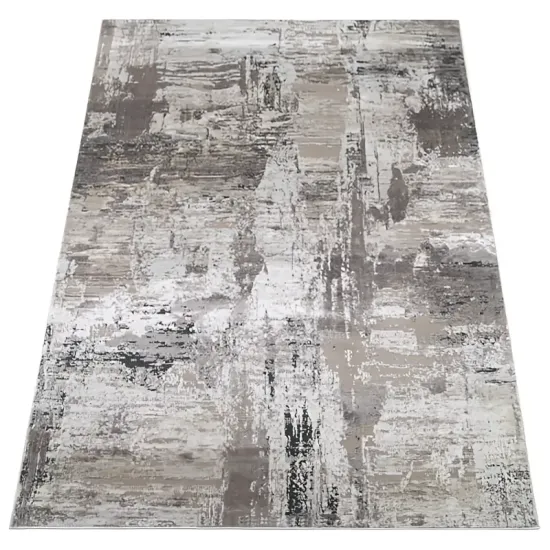 Dywan nowoczesny Laila 2498A d.beige coken/d.beige beżowy do sypialni