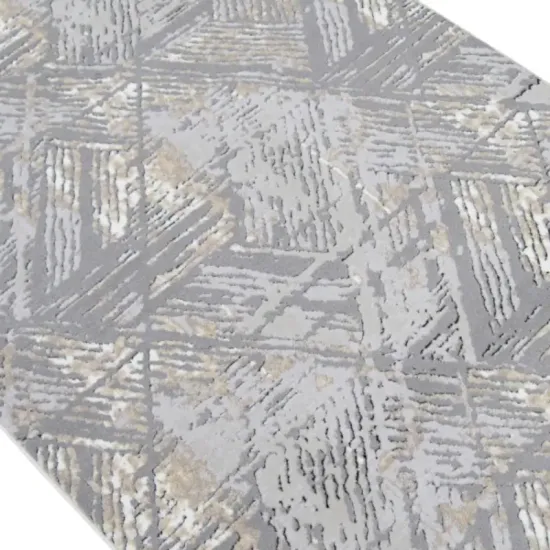 Dywan nowoczesny Rio A465A d.beige beżowy abstrakcyjny