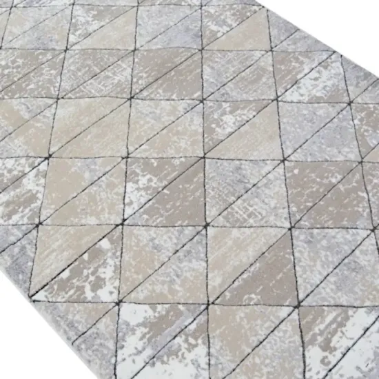 Dywan nowoczesny Rio A467A beige beżowy geometryczny