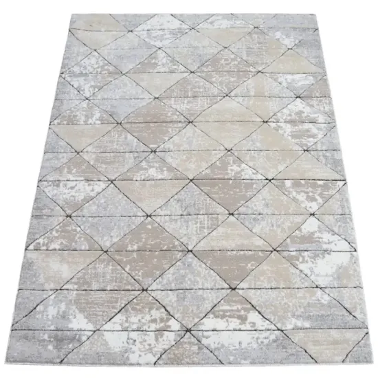 Dywan nowoczesny Rio A467A beige beżowy w romby